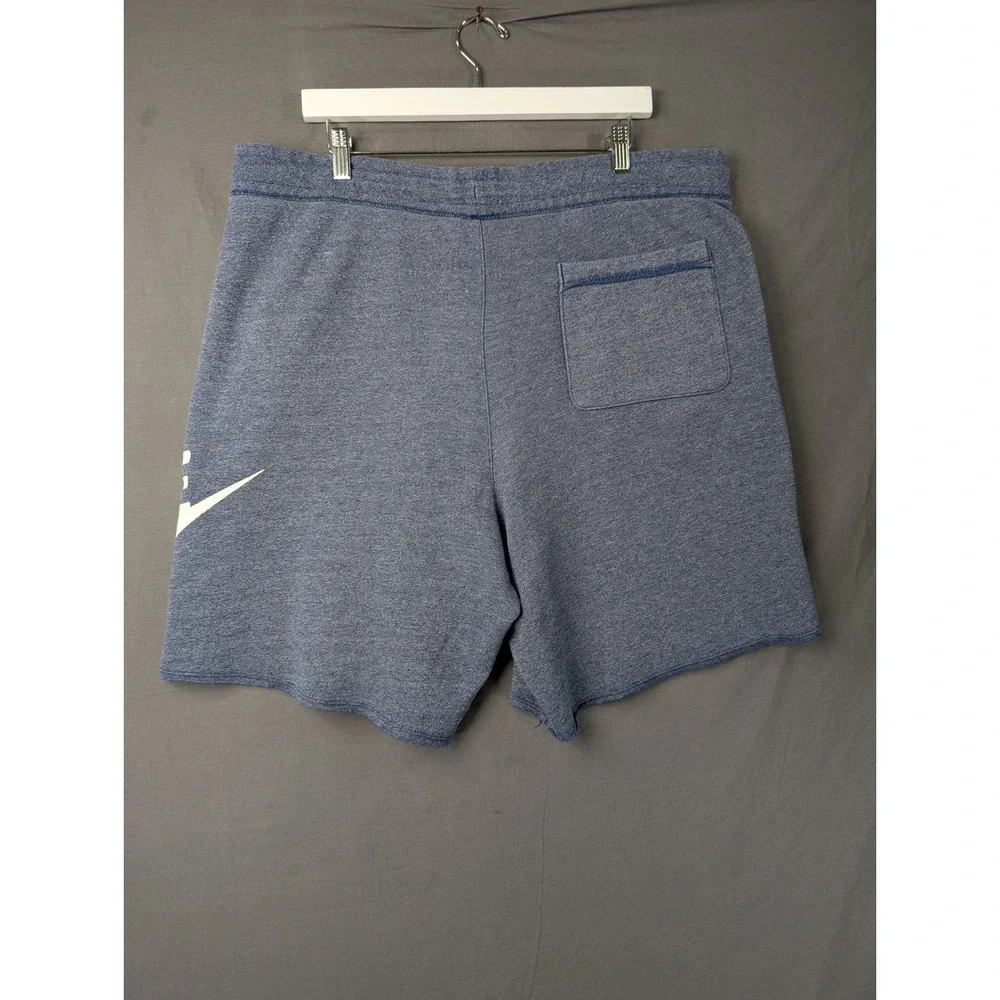 Nike Mens Sportswear Alumni French Terry Shorts Blue AR2375-494 XXL